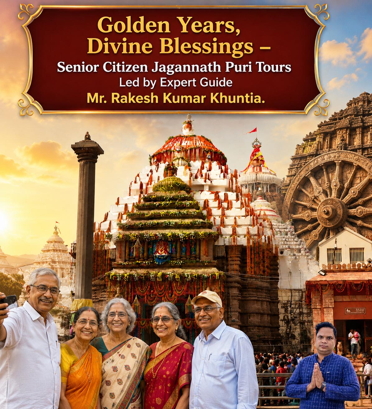 Mr. Rakesh Kumar Khuntia, Founder Golden Age Spiritual Puri & MySpiritualHolidays